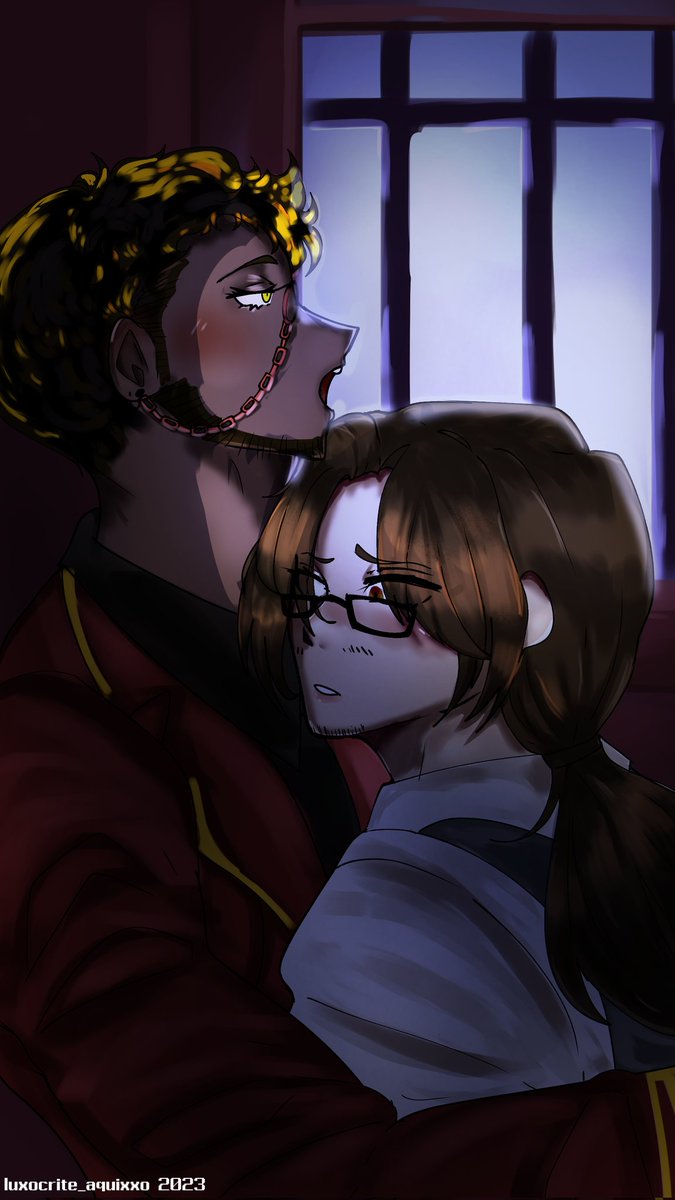 JinxoAquixxo's tweet photo. "Because that certain someone has made you believe that you're not living in that dream you called a nightmare"

#LimbusCompany #Dante #Gregor #Clockroach #DanteXGregor #GregorXDante https://t.co/7vDEwdpSJ5
