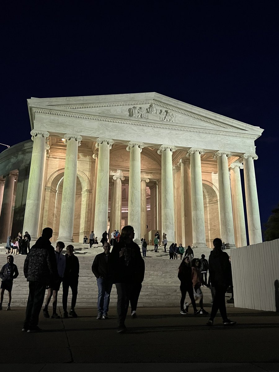 Illuminated Memorial Stop 1 of 3 - Jefferson #DC23