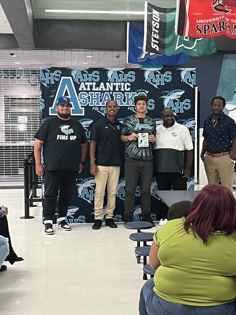 Very glad to have received the scholar award for this football team. I couldn’t do it without the help from the coaches pictured here, but also my teachers (Mrs. Howard, Mrs Williams, ETC.) who have just always been open and helpful and having one on one conversations with me