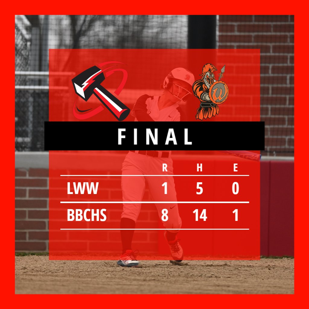 Not one. Not two. or three. or even four. BUT FIVE BOMBS tonight from this squad against a talented and state-ranked LWW squad! The Freshman, Hammond, had two; while Johnson, Haggard, and Spaulding all went yard as well. Not to be out done, Hop and Pusateri had multi-hit games!