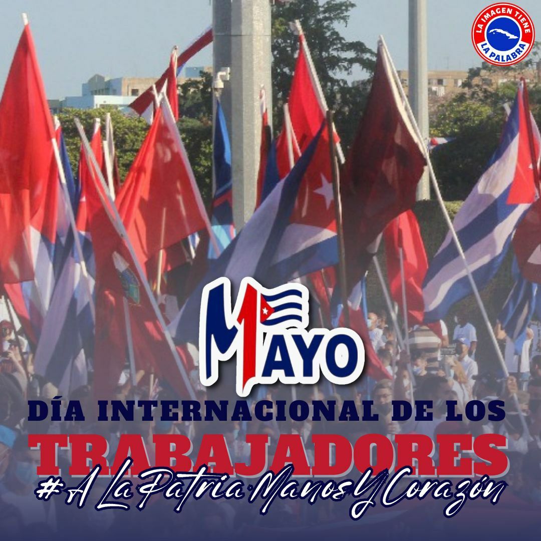 #VivaEl1DeMayo 
#TodosALaPlaza 
#SiPorCuba
#JuntarYVencer 
#HeroesDeLaSalud
#YoSigoAMiPresidente @DiazCanelB 
@cubacooperaven 
@cubacooperaveTR 
@MedicosCmdat 
@Alberto00871929