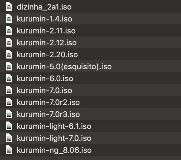 sossapinso's tweet image. Estou juntando todas as ISOs do Kurumin para disponibilizar como arquivo histórico. 
Quem tiver alguma podemos combinar por DM adicionar, tá faltando algumas...
(dá RT para dar uma força)