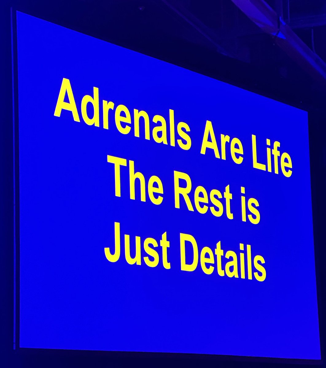 In summary, day 1 at #AACE2023 🔺
- The Biology of Cortisol with Dr. Korbonits and Dr. Heaney 
- Clinical cases of bilateral adrenal masses with Dr. Young, Dr. Bancos, and Dr. Athimulam 🙌🏽🙌🏽🙌🏽
- Advances in the management of adrenal hypertension with Dr. Auchus