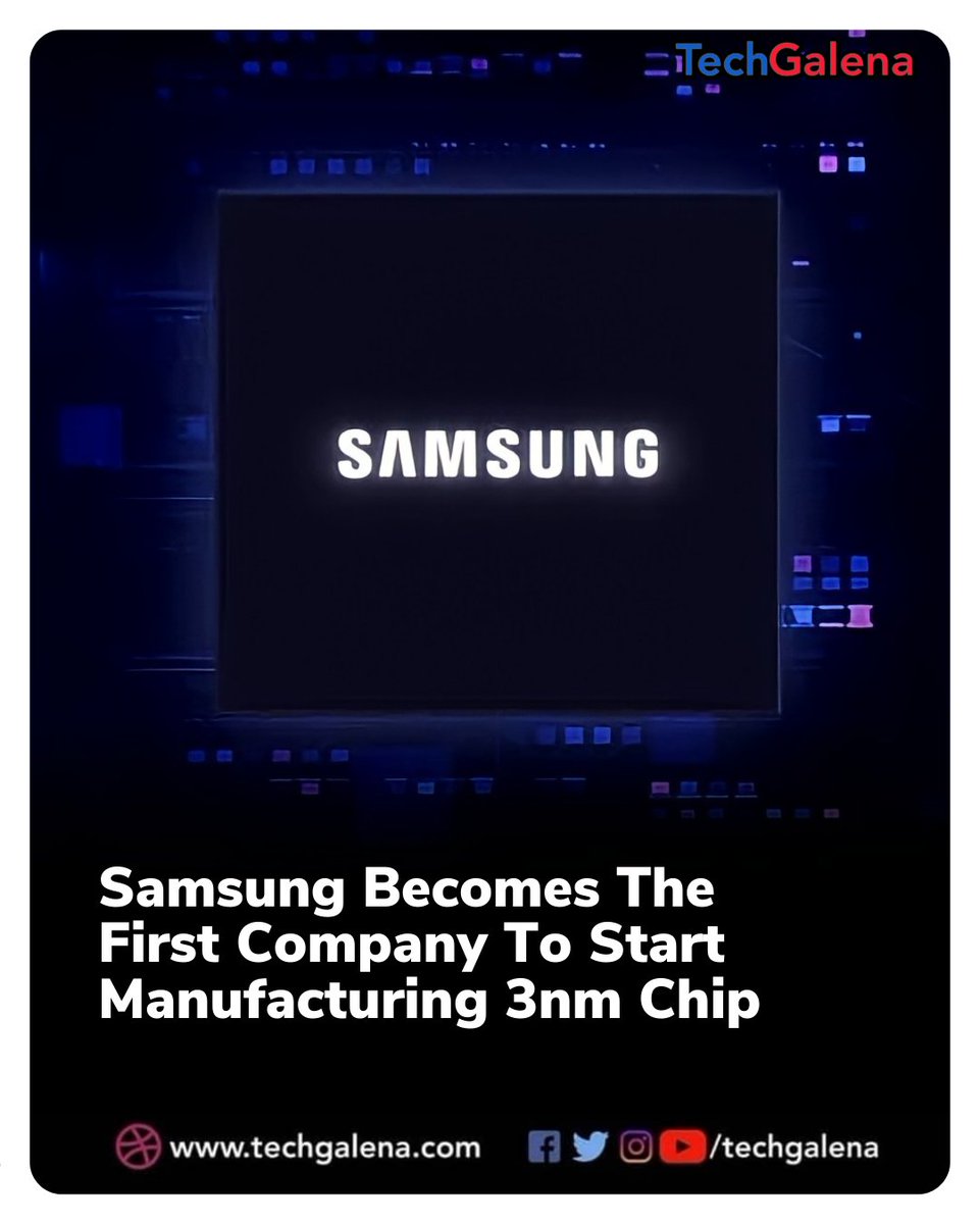 #SamsungFoundry #fab  mass-production shipment of 3nm foundry chips employing the next generation transistor gate-all-around (GAA) technology.