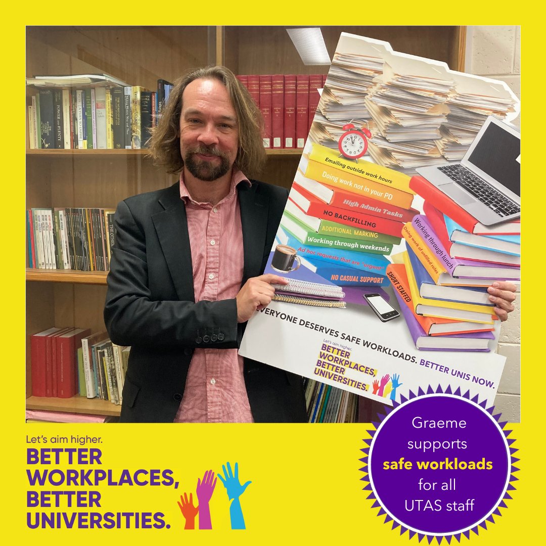 nteu_tas's tweet photo. Underfunding of Unis has caused a cut back on staff, leaving those on the ground with extra admin work or doing the roles of two people! This has stop. @UTAS_ needs to invest in its staff and fill gaps to stop the overwork. #BetterUnisNWA #BetterUTAS #SafeWork #politas @NTEUnion https://t.co/xeByxhxaLc