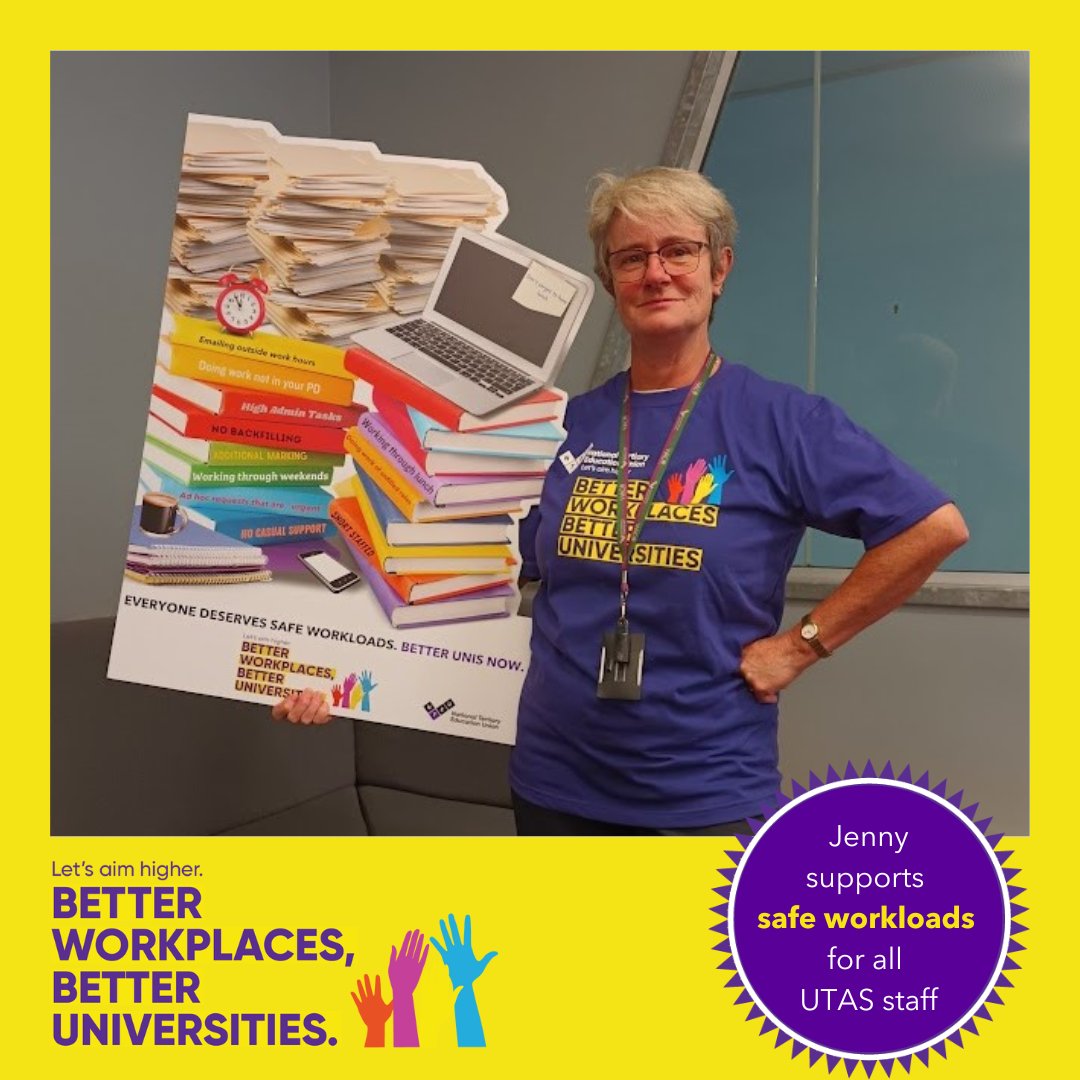 Why did the Prof bring a ladder to Uni? To reach the high standards! But seriously, overworked @UTAS_ staff is no laughing matter. UTAS must address issue of overwork & ensure that staff are treated fairly & with respect. #BetterUnisNWA #BetterUTAS #Safework #politas @NTEUnion