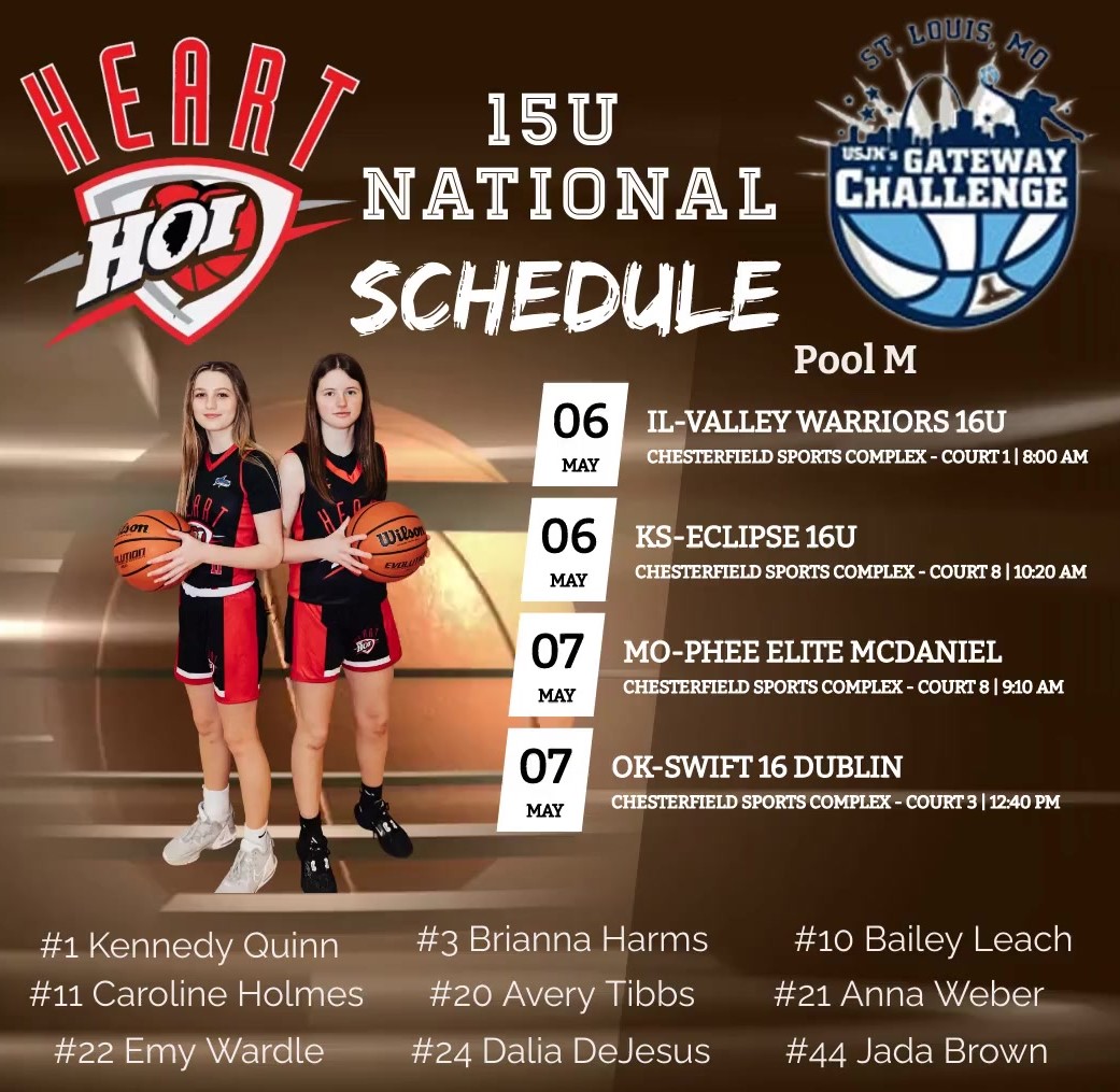 17u National &amp; 15u National head to St. Louis this weekend! Getting ready for May live event...17u in top Pool &amp; 15u playing up 16u level! 💪❤️🖤 #hoifam #hoiproud #builtdifferent