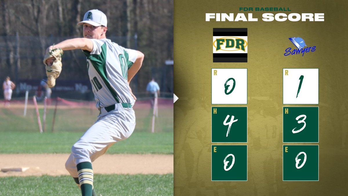 FDRbaseball's tweet photo. Owen Brink 6ip, 3H, 1R, 5k's
Austin DiGregorio 2B https://t.co/OxQe9I5do8