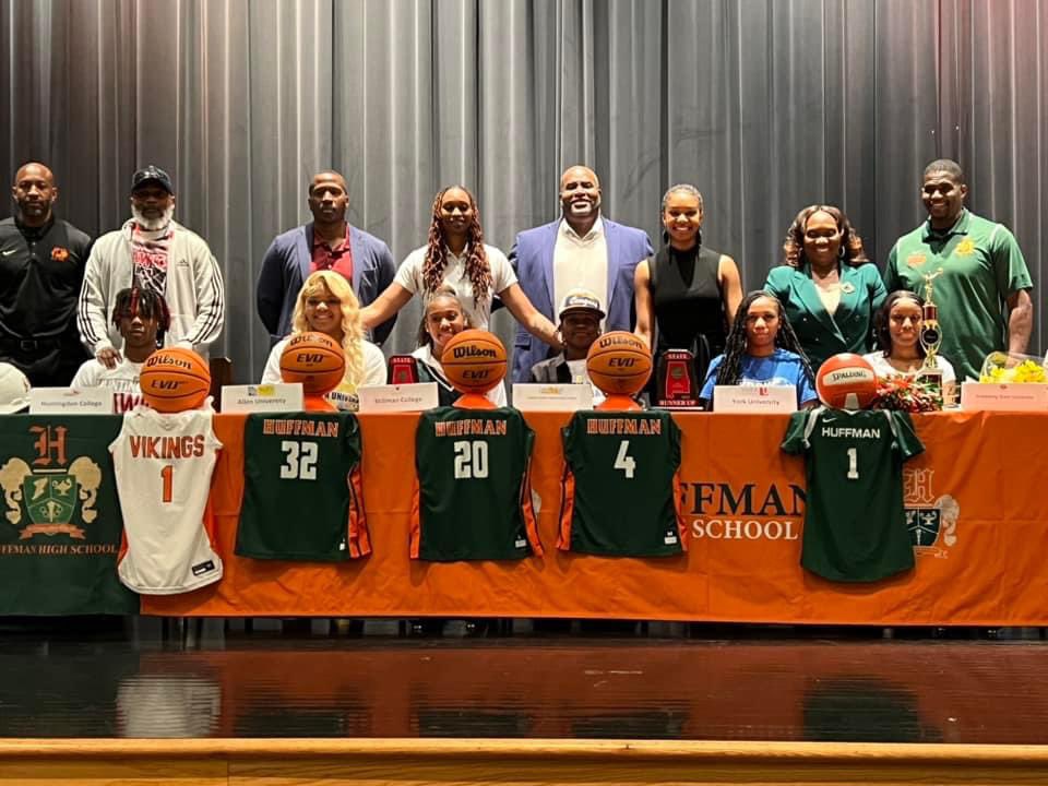 _CoachDunn's tweet photo. Oh the places she will go! So Proud of you Lakiya and congratulations on signing to York University today. 🏐💚🧡💚🧡 https://t.co/phhQUmtXbD