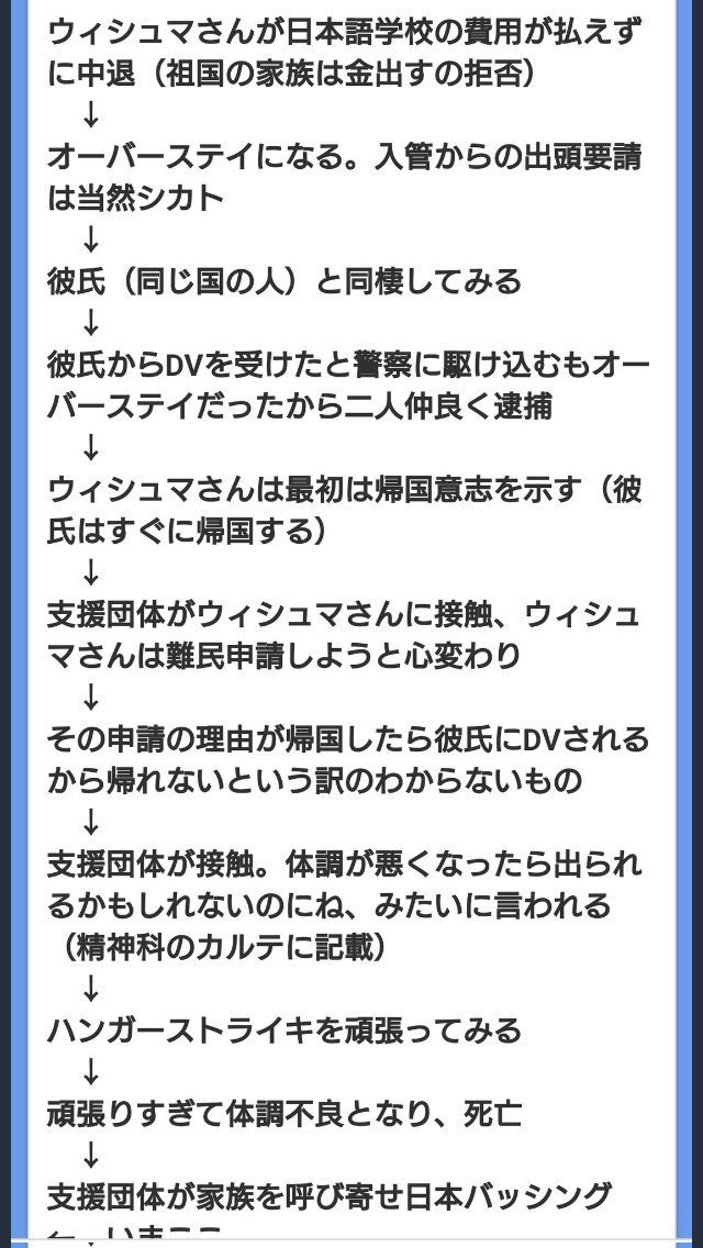Bfvx5Ba's tweet photo. @XU3F8wI1Csm5HQ2 ウィシュマさんを利用した「支援団体」は、遺族までも利用しています。入管法改はまだまだ手緩いですね。 https://t.co/FJCyC3LHVn