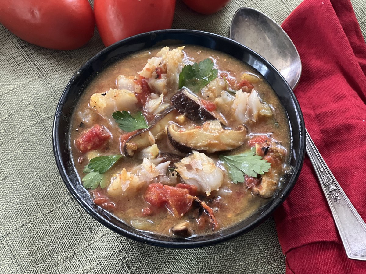 Oh my goodness! This soup is so good! We've been working on adding more chowder recipes, and this Cod and Mushroom Chowder might be our favorite.