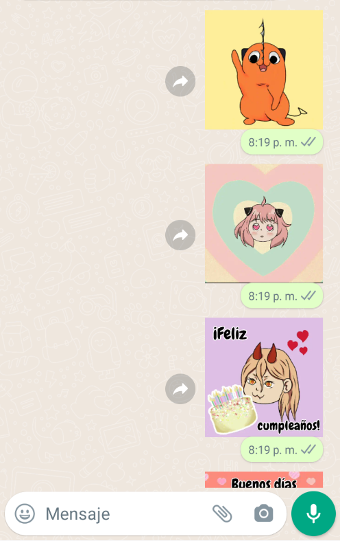 Nataliauwu10's tweet photo. Esta ocasión les traigo un paquete de stickers para Whatsapp de 🌸Chicas anime🌸, para mí es un paquete especial porque me aventure a  hacerlos animados, así que los invito a echar un ojo y descargar los stickers, pueden elegir los que más les gusten ➡️ https://t.co/txZUDYMUqx https://t.co/5VH3docyj6