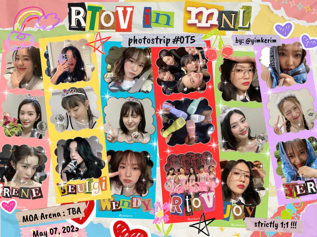 ͏͏͏͏͏͏͏͏͏͏͏͏ 

                OT5 PHOTOSTRIP FAN PROJECT 
                   ✺(^▽^✺) ✺(^O^)✺ (✺^▽^)✺
                                 by: <a href="/yimkerim/">flute</a>

✩⃛˞ like &amp; rt
✩⃛˞ can pick any design  
✩⃛˞ very limited quantity 

#RtoVinMANILA #REDVELVETinMNL2023