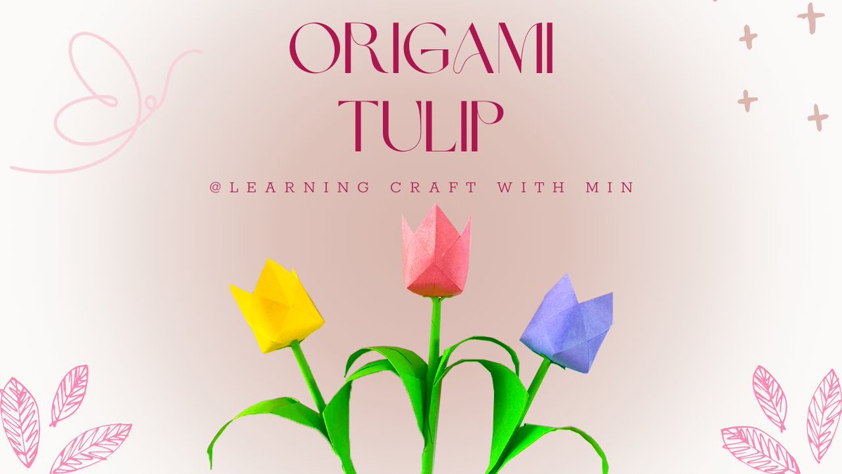 minloveorigami's tweet image. How to make a tulip flower by paper - origami tulip
#origami #easyorigami #origamitutorial #learningcraftwithmin
youtu.be/pX36jerAvgk