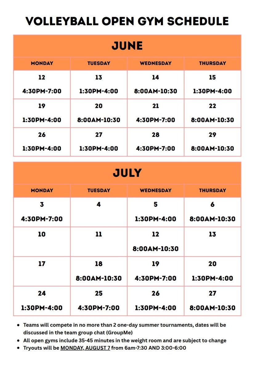 ParisTigerVB's tweet image. Little over a month from getting started this summer!