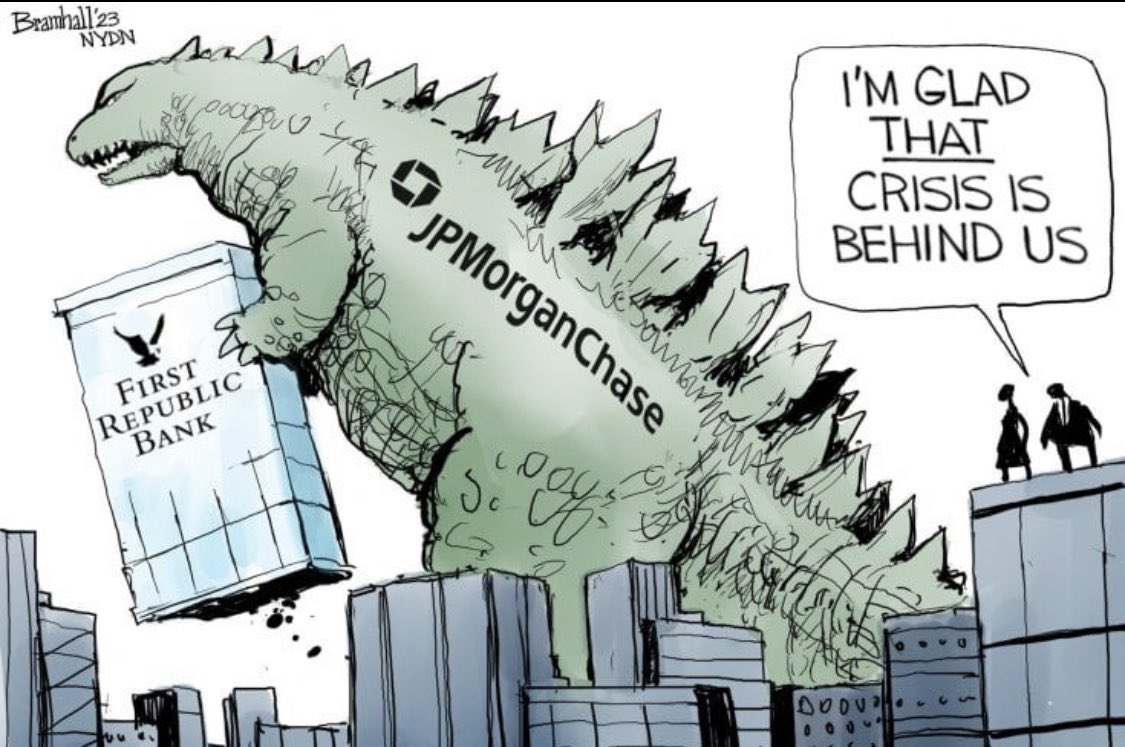 JPMorganChase...

Everything is proceeding according to plan.