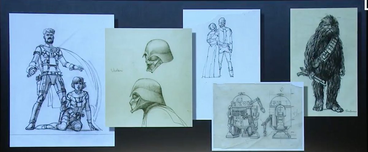 Original concept art from Lucas Studios 

#May4thBeWithYou #May4th  #CostumeDesign #costumes