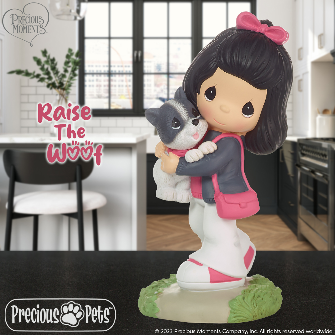 preciousmoment's tweet photo. Dog moms and dads just love to dote on their favorite four-legged friends! What is the cutest thing your playful pup does to “raise the woof”? 🐶💕
Find this figurine here: https://t.co/2MHk32ZjVs
#PreciousMoments #LifesPreciousMoments #PreciousPets https://t.co/6r68yj7DMP