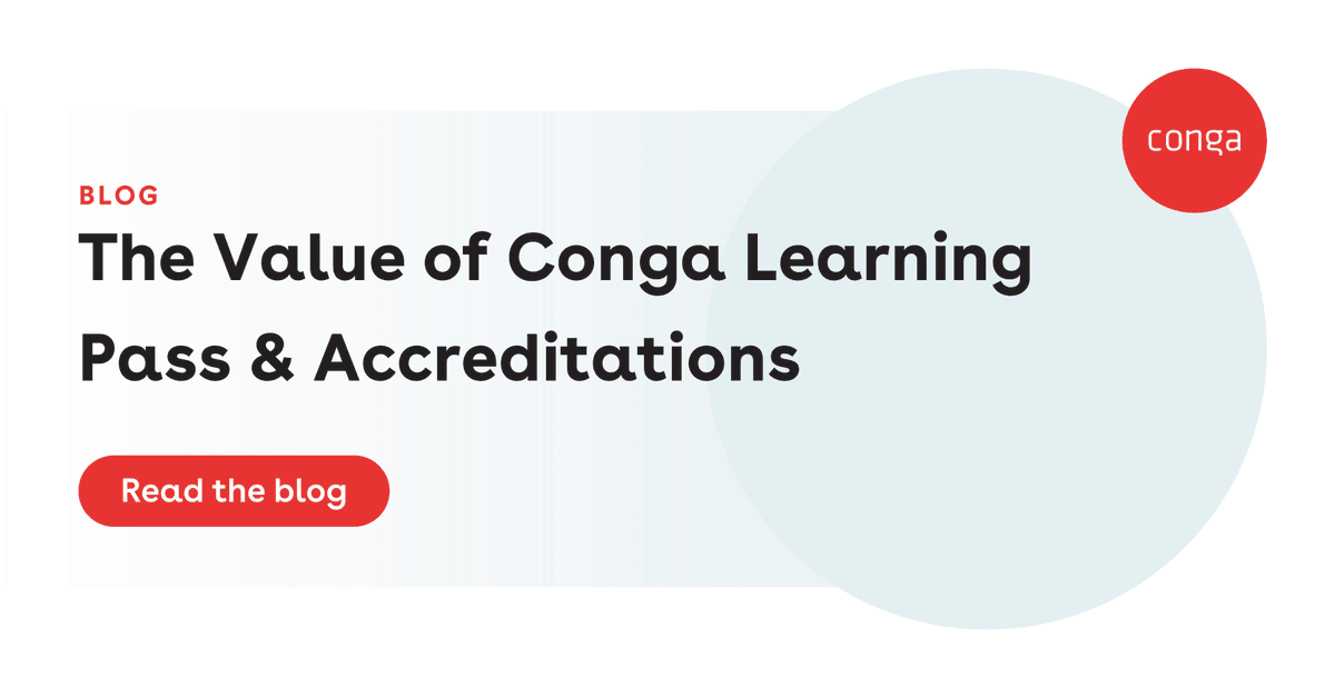 Conga_corp's tweet photo. Take advantage of FREE training in #CongaCommunity? Conga Learning Pass, is now available at no cost, as a resource for customer admins and colleagues who may have been impacted by recent layoffs. 
Log into the Conga Community for more:  https://t.co/1SnVBsMETV https://t.co/H1jxi9sTB7
