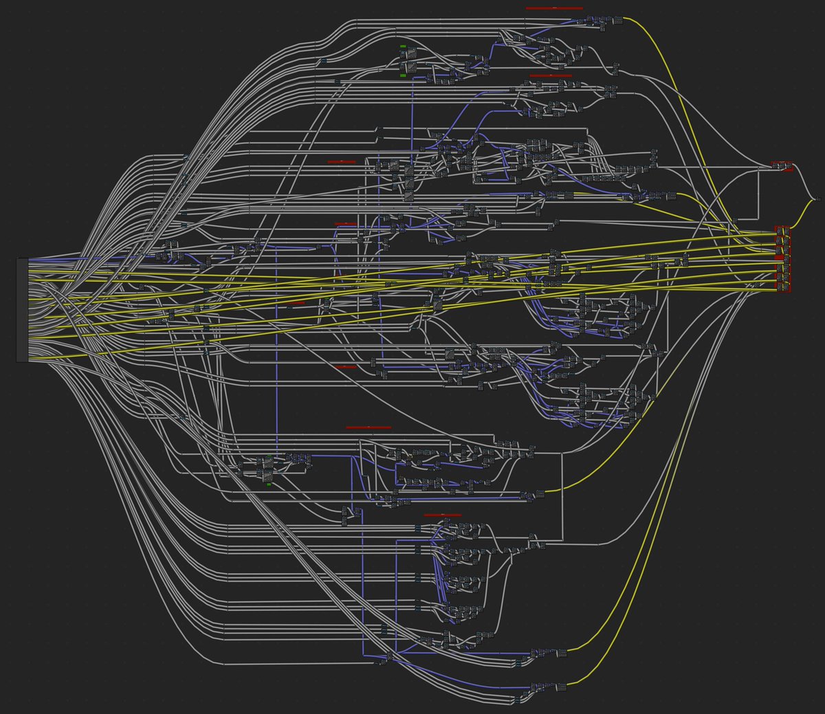 parteecle's tweet photo. shader noodling 🍜 #b3d #procedural #shader #blender #blenderartists #3D #3dart #3Dartist #process https://t.co/m34BoNRusd