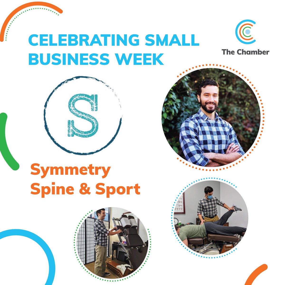 CarolinaChamber's tweet photo. Today, we are highlighting Symmetry Spine & Sport, which is an evidence-based health clinic focused on pain management, injury prevention/rehabilitation, and athletic performance.
Located at East 54 ๐https://t.co/c2YbVOE0Cb
#TriangleSmallBusinessWeek https://t.co/dStIhN55mZ