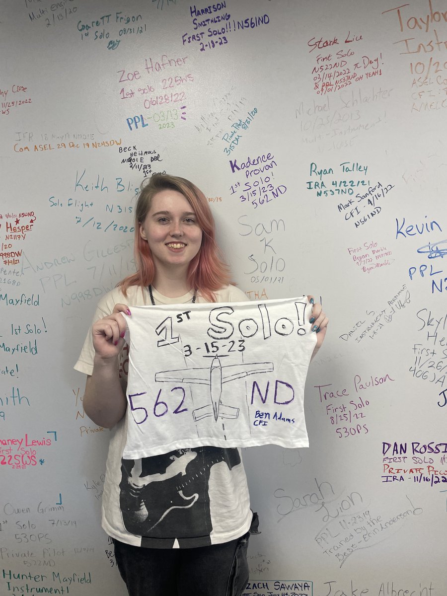 Congratulations, Kadence Provan, on completing your first solo flight! We are all incredibly proud of you for achieving this remarkable milestone in your journey as a pilot. ✈️

Keep soaring to new heights! 🎉