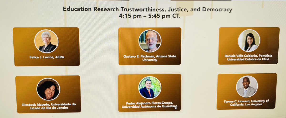 Honoured to participate in this discussion. 
How can educational research organisations defend trustworthiness? #Aera2023