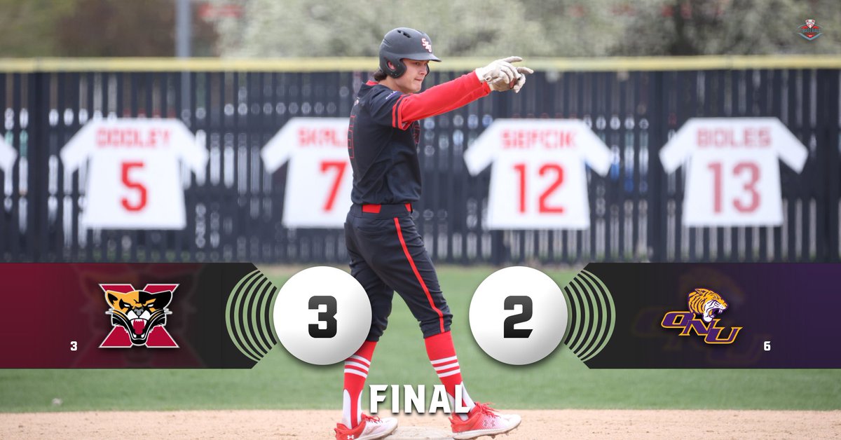 SXUAthletics's tweet image. COUGARS WIN!!! Kyle Dowling hit a two-out walk-off double to give @SXUBaseball a thrilling 3-2 victory on day one of the CCAC Tournament! #GoCougs🐾⚾️ #WeAreSXU