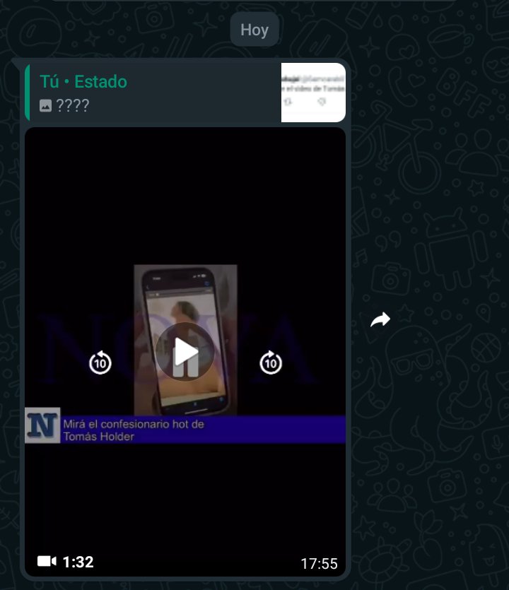 Ya tengo el Xvideo de Tomás Holder, like y seguime, y te lo paso por privado😼