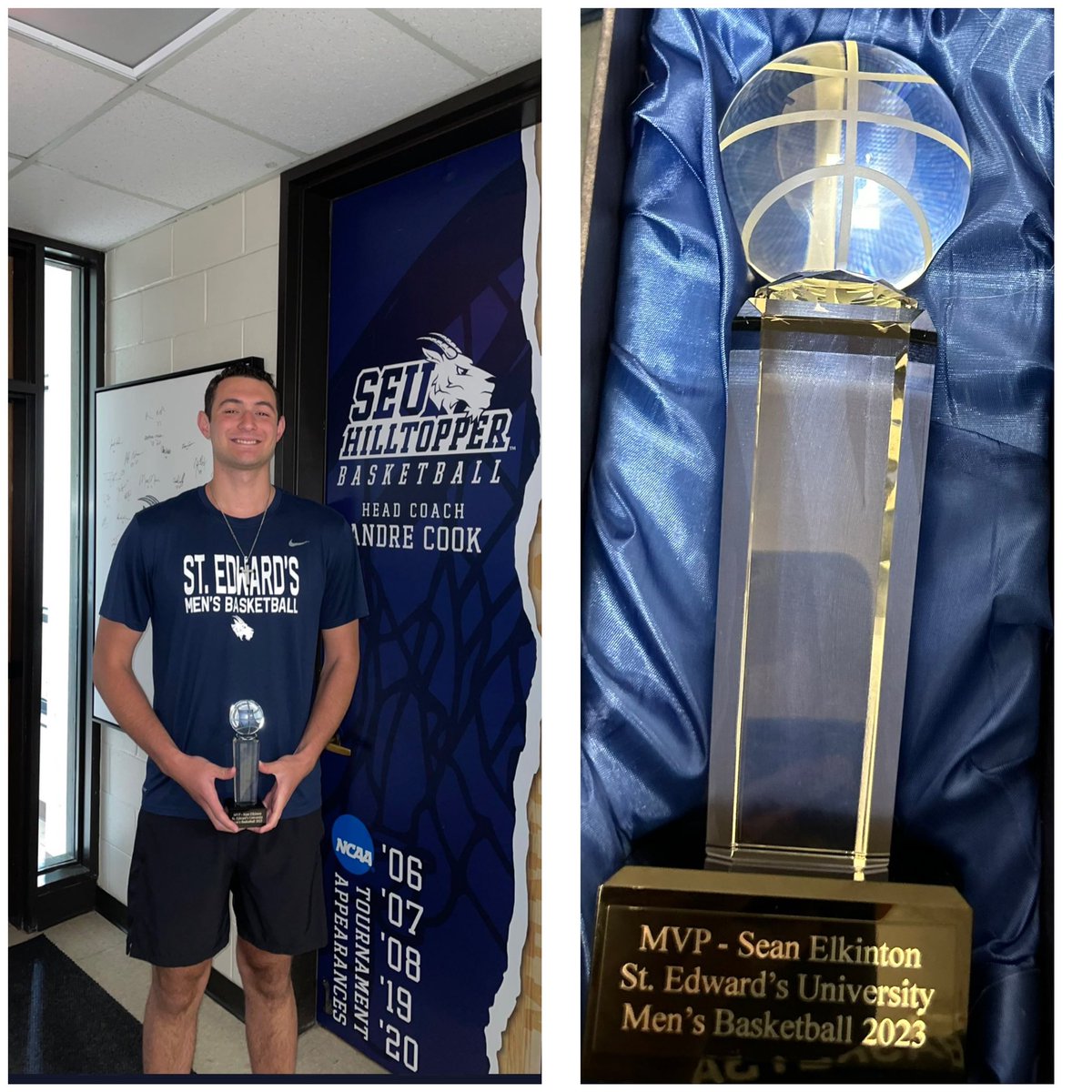 ✅LSC Freshman of the year 
✅ LSC 1st Team All Conference 
✅ LSC leader in double doubles. 
Now, TEAM MVP! 
Team MVP is voted on by your teammates, your brothers and that is so special. You have always been and will always be a team first player. Congratulations!