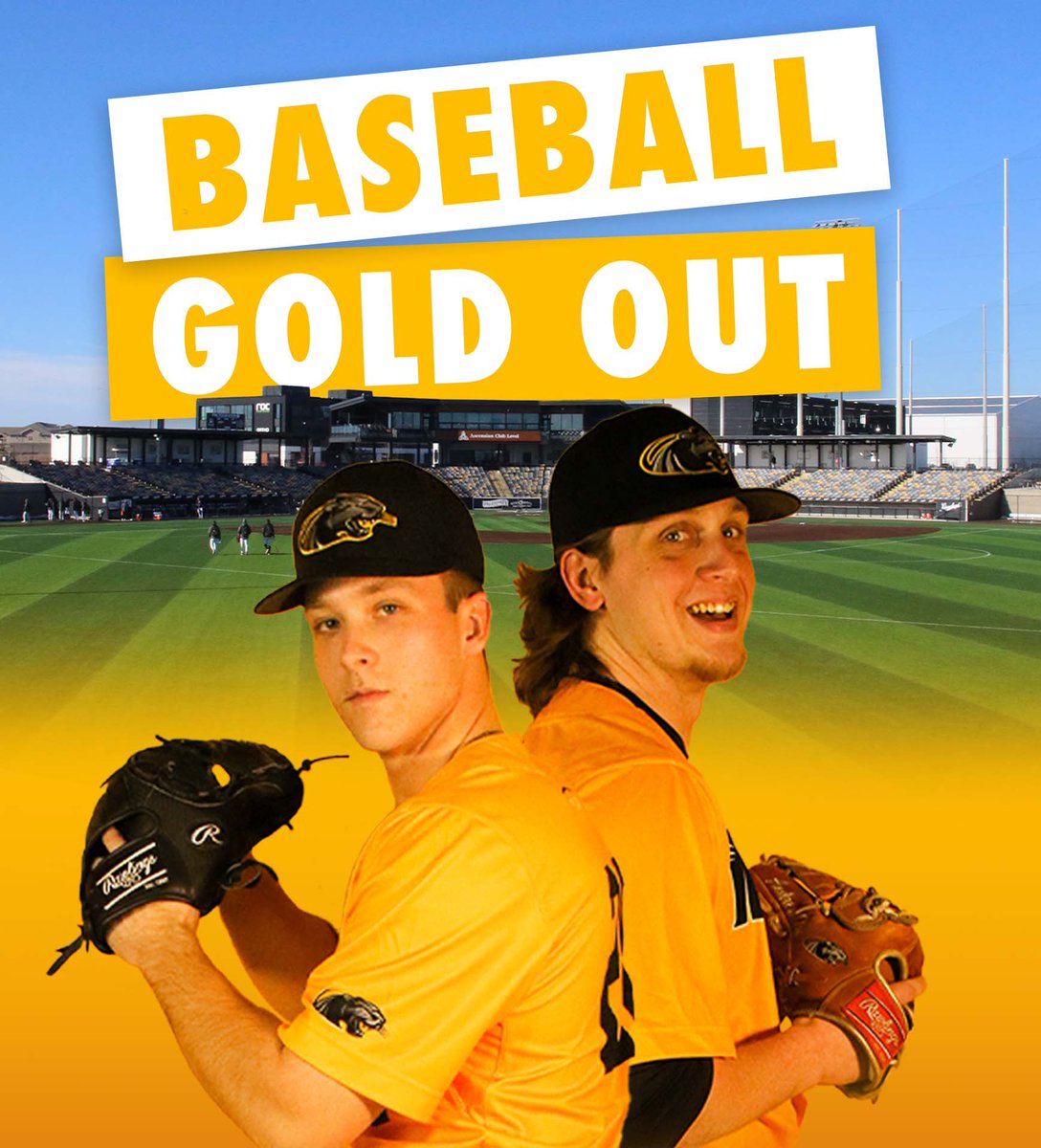 It’s GOLD OUT NIGHT tomorrow vs Oakland at 6:00PM. Be there⚠️⚾️〽️