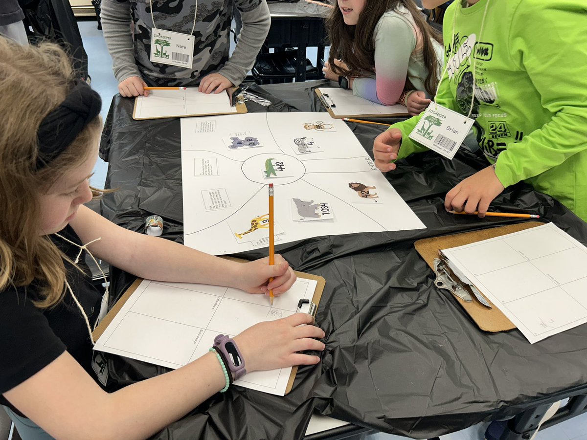 MsTaylorCucci's tweet photo. Oh No! Animals have escaped from the Wildlife Rocket Zoo! It was up to these Mathematician Zoo Keepers to help get the animals to safety! 🙉🦁🐼#RVRockets #mathfun #statetestreview https://t.co/kYYse3uqcF