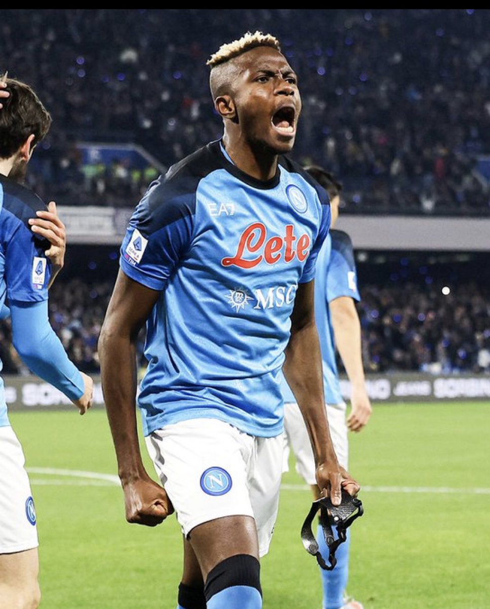NGSuperEagles's tweet photo. Congratulations to our own @victorosimhen9 
Who has won the Serie A title in Italy. We are proud of you Vic🏆🥂🇳🇬 https://t.co/z2iAFz0uqH