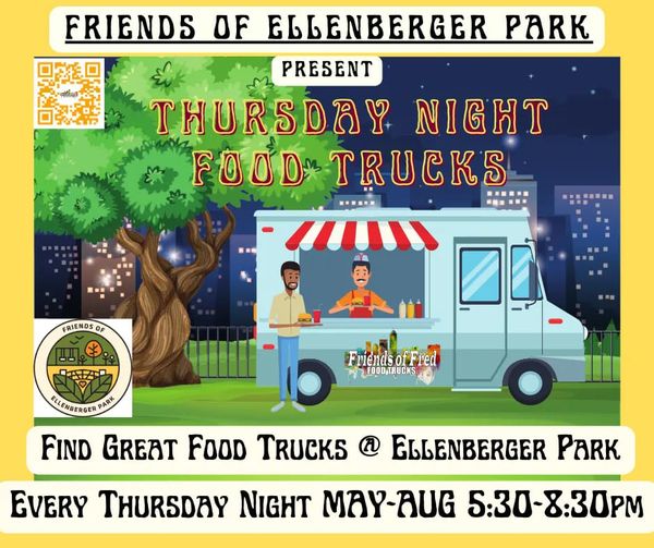 This evening is our first "Thursday Night Food Trucks" of the year at Ellenberger Park! Every Thursday starting today 5/4/23 at 5:30pm!

#indianapolis #foodtrucks #indyfun #irvington
