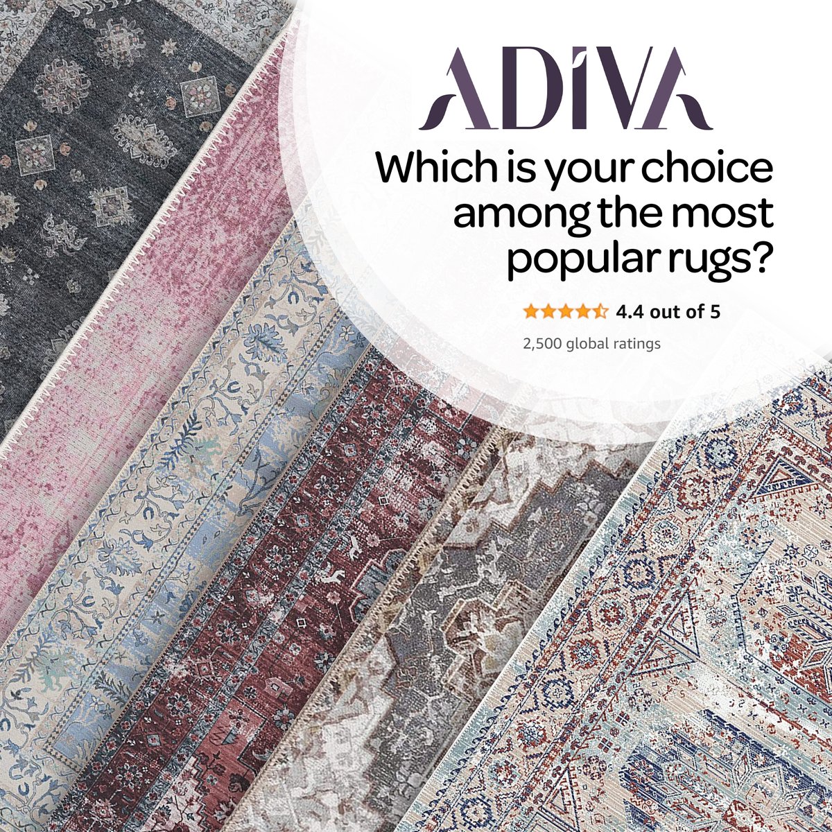 Which is your choice 📣 among the most popular AdivaRugs? 

for more instagram.com/p/Cr1fJZ8rCop/ 🎉

#adiva #adivarugs #rugs #rug #mostpopularrugs #popularrugs #arearugs #juterugs #indoorrugs #outdoorrugs #bestsellingrugs #bluerugs #redrugs #blackrugs #naturalsrugs #multicolorrugs