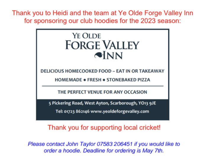 Forge Valley CC tweet media