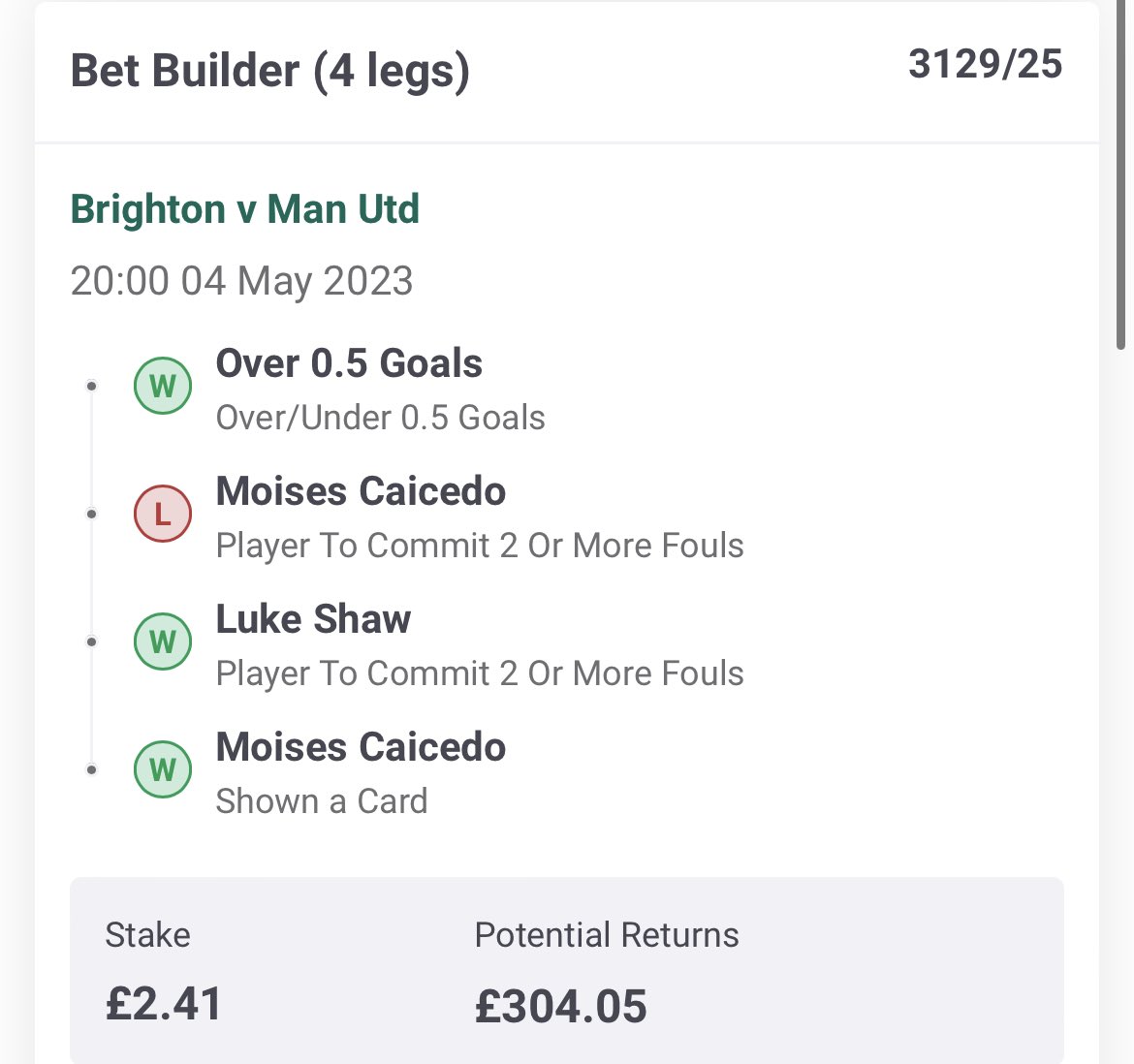 RymeB13's tweet photo. This is where dirty betting companies like @paddypower get out of paying out.. Blatant foul where a ref plays on then dishes a yellow card to Caicedo once play stops.. So a yellow for the foul which basically don’t exist. Gamble aware and their concerns for people are bullshit https://t.co/MHh4gksG2Y