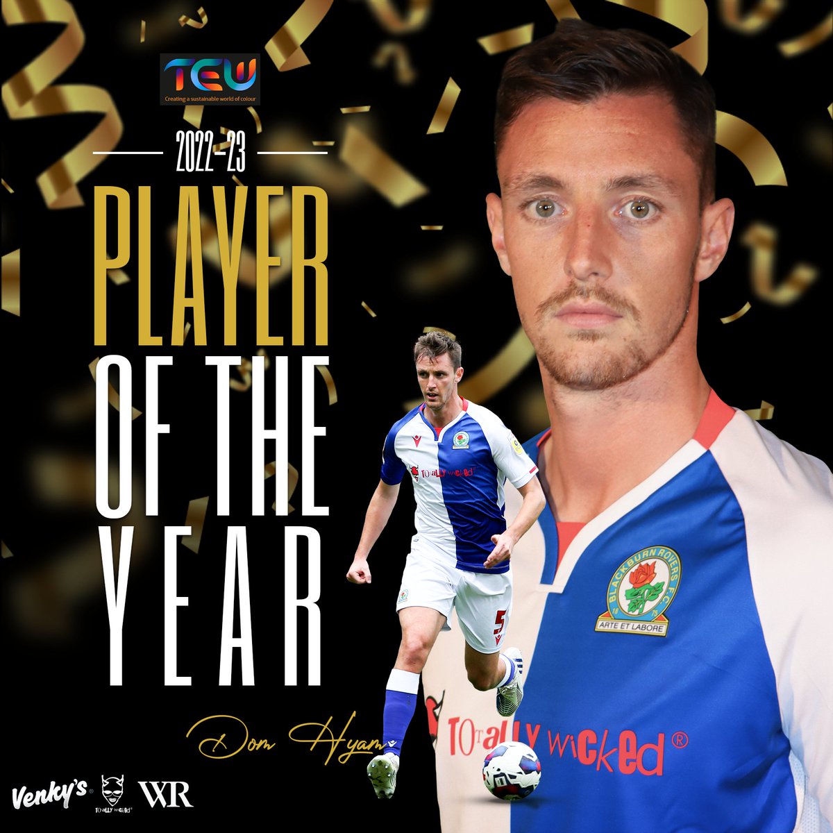 🏆 Calmness, consistency and class from day one. His Dominant displays in defence immediately endeared him to #Rovers faithful, who voted him as our 2022-23 Player of the Year! Congratulations, @DomHyam_95! 👏 🔵⚪️