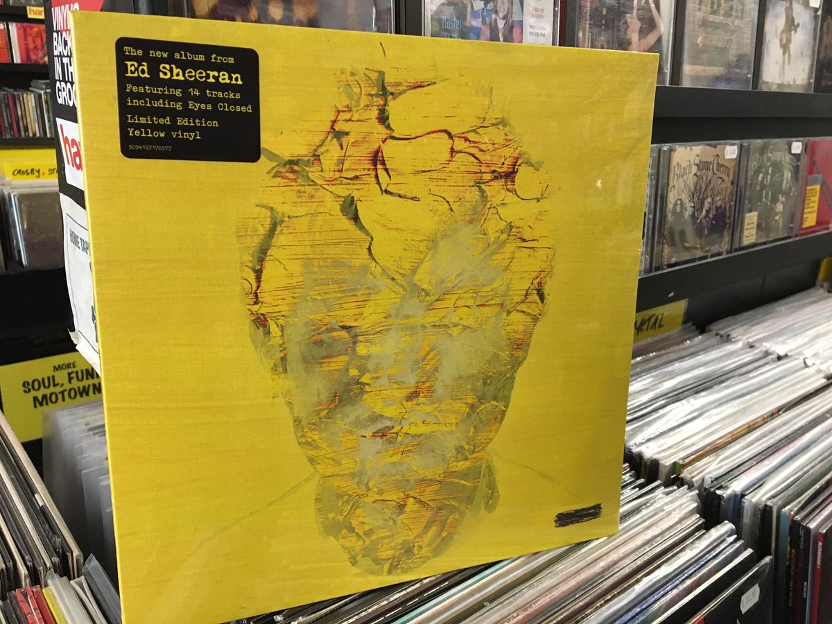 We have the new @edsheeran album in stock tomorrow on limited edition yellow vinyl! We open at 10am #emsworth #Portsmouth #recordstore #vinylrecords #hampshire