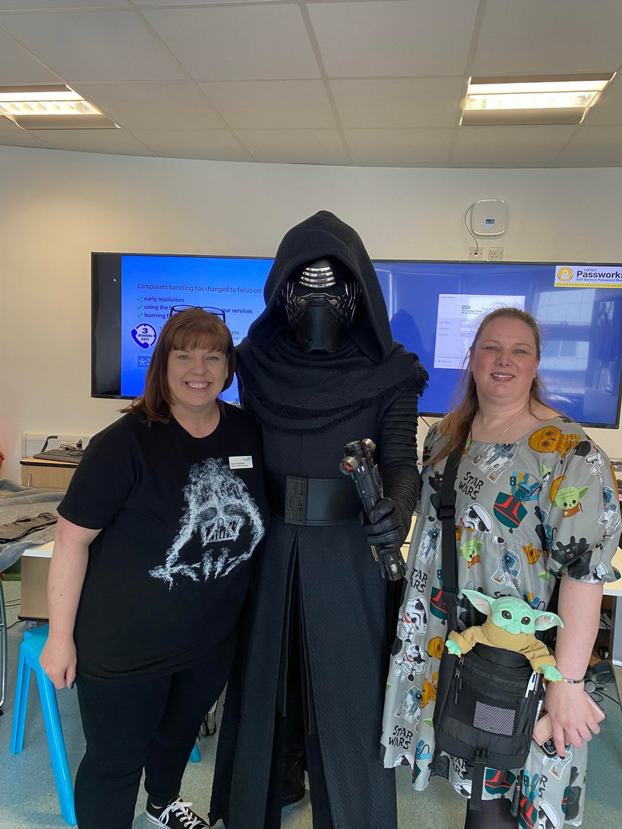 Julie Taylor (@tayjule) on Twitter photo Not very often you go to work and get hugged by a wookie and share a lift with darth vader and troopers!! Love my job ❤️ <a href="/ukgarrison/">UK Garrison</a> thank you for joining us. #MayThe4thBeWithYou Not very often you go to work and get hugged by a wookie and share a lift with darth vader and troopers!! Love my job ❤️ <a href="/ukgarrison/">UK Garrison</a> thank you for joining us. #MayThe4thBeWithYou