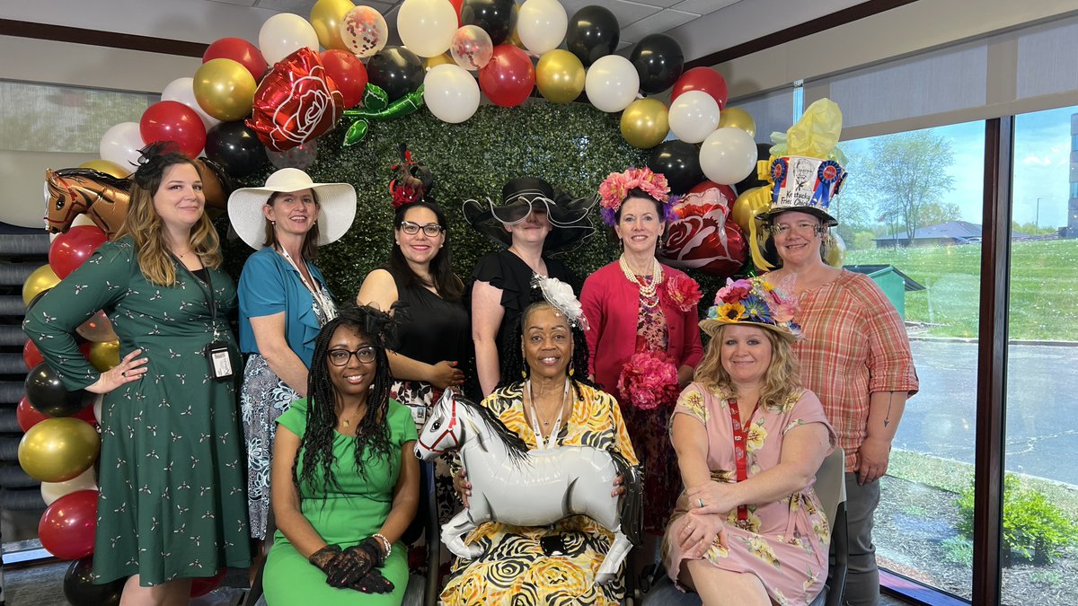 KSinsurancedept's tweet photo. We had a blast at our own #KentuckyDerby Party yesterday, thanks to our DOIng Good Committee! The event featured a competition for the best hat. Proceeds for the event go to Doorstep, Inc. #ksleg #ksgov #ksins #kansas #insurance #securities https://t.co/BQoiEfHCQk
