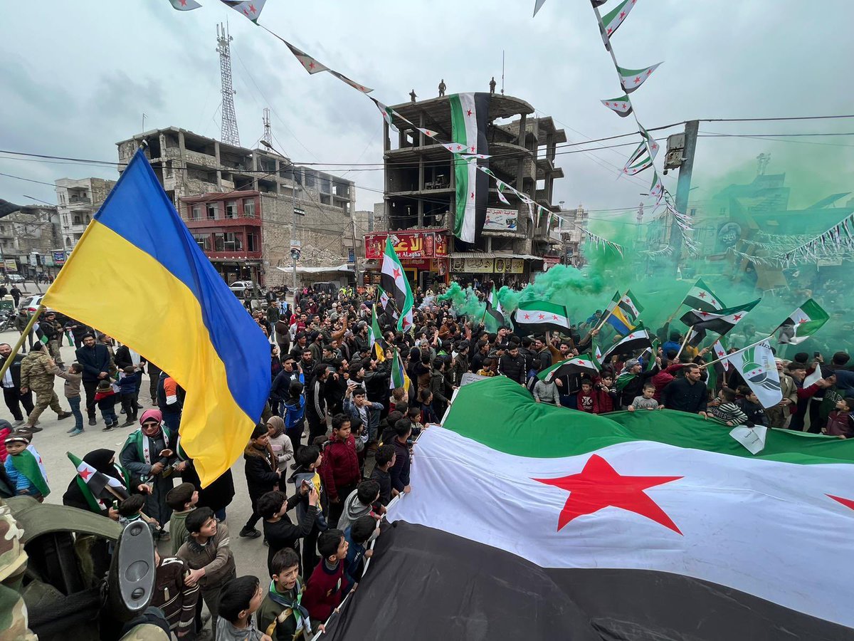 Syrians and Ukrainians have reduced Russia's small size to its natural smaller size. 
I laugh a lot when they say that the Russian army is the second strongest army in the world 😂 
We have defeated them in northern Syria and we are still doing so, and they are also being