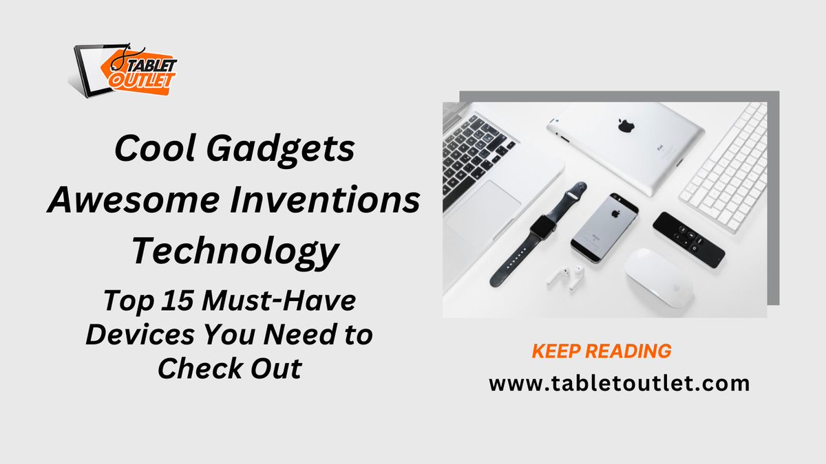We have compiled a list of the top 15 must-have gadgets that will make your life easier.

tabletoutlet.com/cool-gadgets-a…

#technology #techno #techhouse #technolove #technews #technogadgets #technogadget #technogamers #tablet #tablets #tabletsamsung #tabletsforkids #tabletsetting