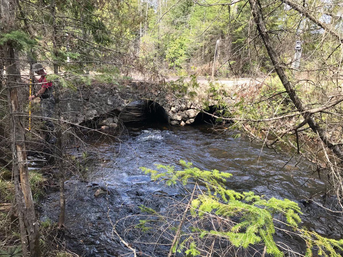 ThinkLikeA_Mtn's tweet photo. Back in the Northwoods on our culvert shenanigans https://t.co/xl475keKBB