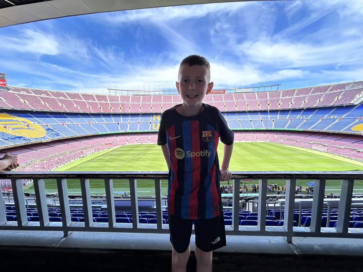 dmccollx's tweet photo. Learning even when he’s having a sneaky few days off of school! 
Today we travelled to beautiful Barcelona and visited the Basilica De Sagrada Família and spotted more of Antoni Gaudi’s architecture around the city before visiting Barcelona’s Nou Camp! https://t.co/O0cTdiP7QV