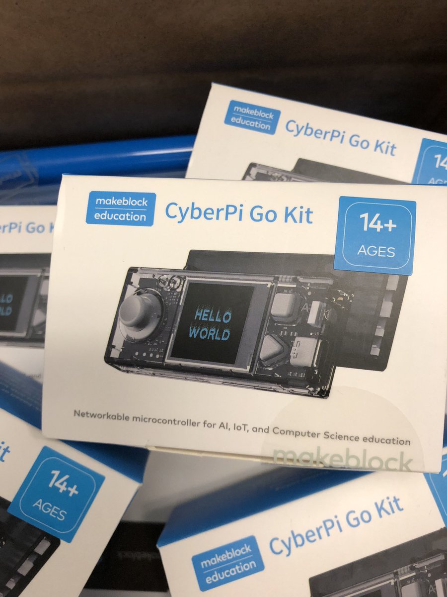 FatimaLeal21's tweet image. The CyberPi Go Kits have arrived! We are so excited to start coding with these over the next few weeks. @CaradocPS @ms_ctobias #tvdsbllc #tvdsbstem @LOGICSAcademy #cyberpi