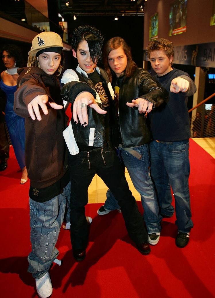 Bambi Awards, 2005: Tom Kaulitz, Bill Kaulitz, Gustav Schäfer and Georg Listing.