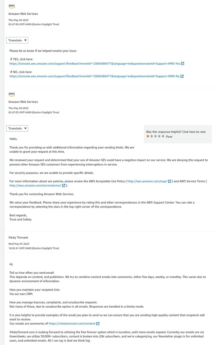 entrepreneur_cm's tweet photo. When will #biases stop? When #employees stop playing #god. @awscloud @AmazonSES #amazonses. @JeffBezos, #entrepreneurs create #employment, then #unintelligent #employees ruin it for entrepreneurs who are #innovative.
#entrepreneurship #amazon #amazonfreeforever #amazonservices https://t.co/99NUhPkdQu