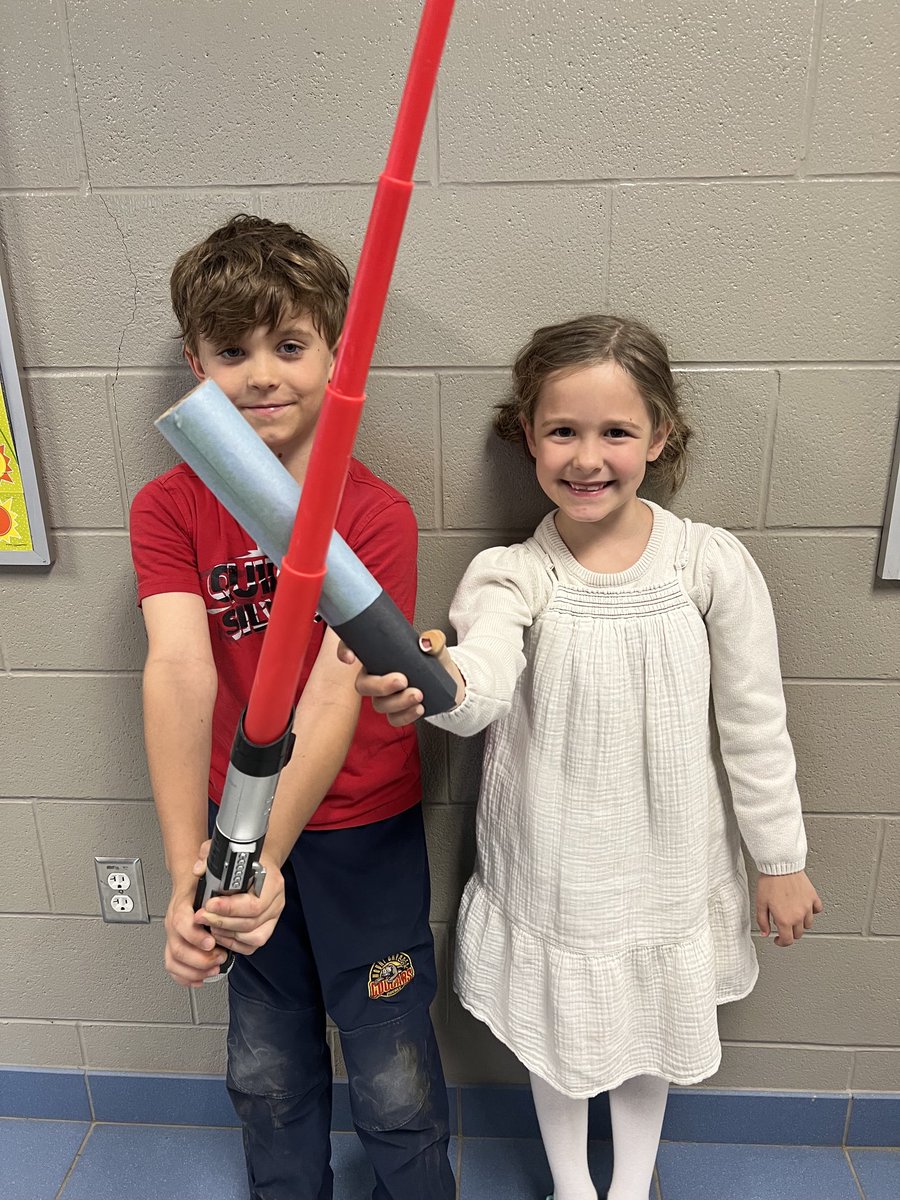 OurLourdes's tweet photo. We had some May the 4th be with you students in the halls today! https://t.co/XYWsyNA32r