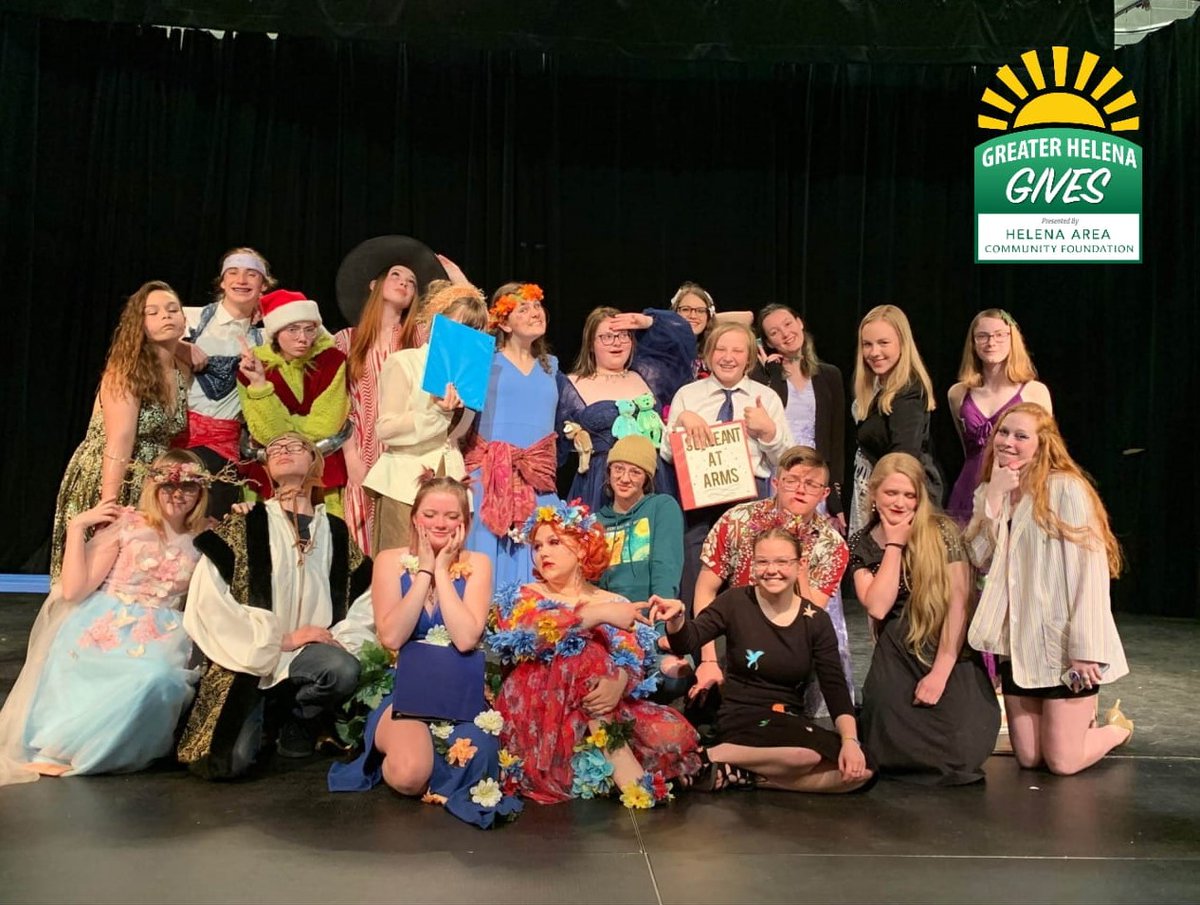 Capitalthespian's tweet photo. Less than five hours left to participate in #GreaterHelenaGives! We are so grateful to everyone who has retweeted, donated and supported us. Every little bit helps! Thank you! https://t.co/Zixe8EjVqa https://t.co/bzwB45XdE2